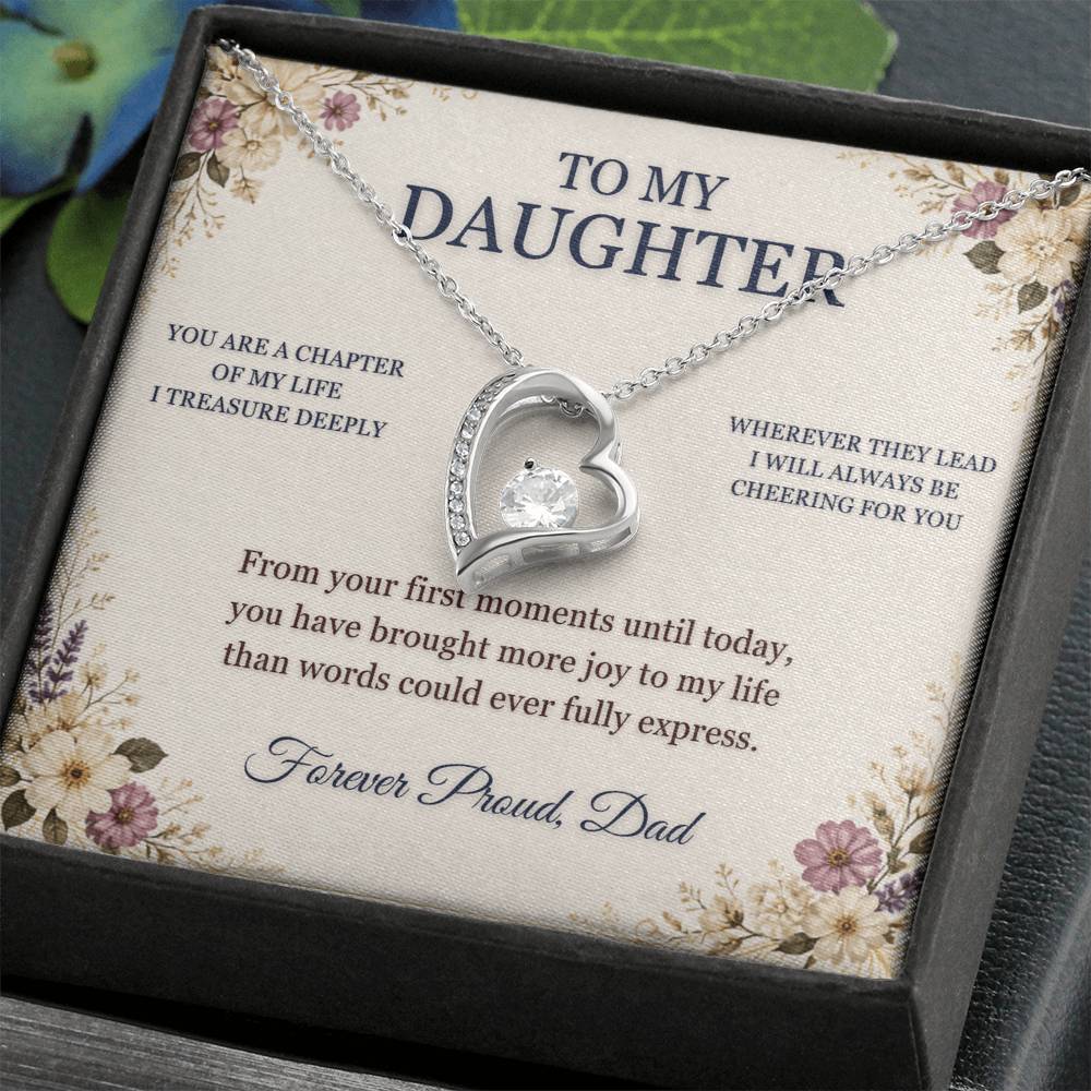 C87 - You Do Not Have To Be Perfect To Make Me Proud You Only Have To Be Yourself - Forever Love Necklace