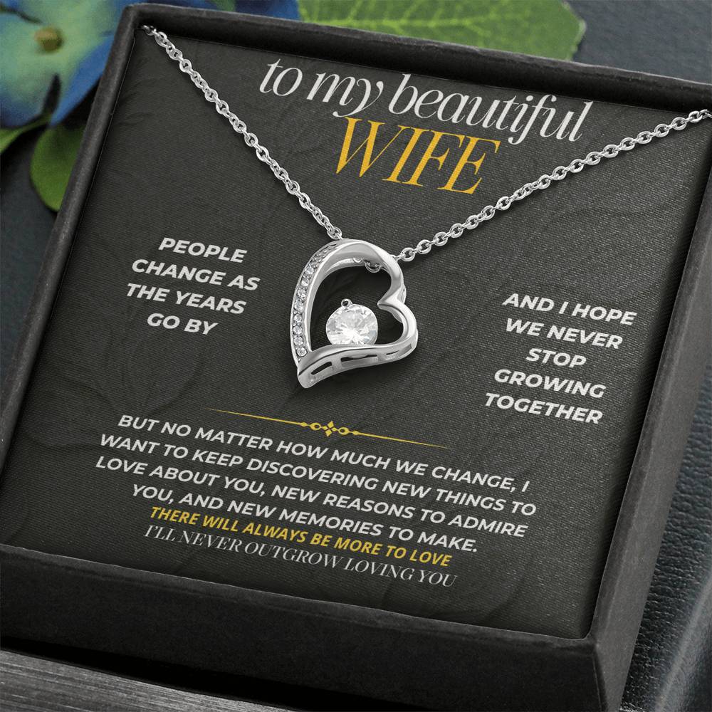 S198 - You Are The Love I’ll Never Outgrow – Forever Love Necklace From Husband