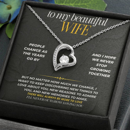 S198 - You Are The Love I’ll Never Outgrow – Forever Love Necklace From Husband