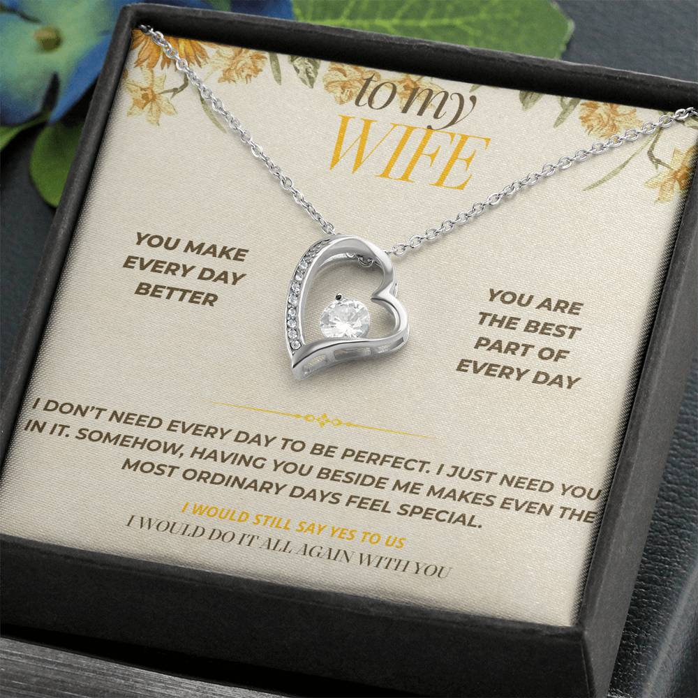 S121 - You Are The Best Part Of Every Day – Forever Love Necklace From Husband