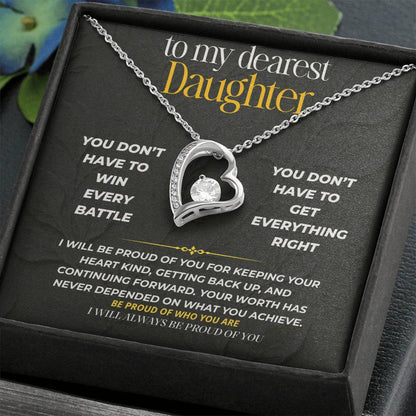 S241 - You Will Always Be Someone I’m Proud Of – Forever Love Necklace From Dad