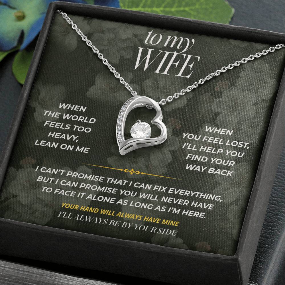 S85 - I’ll Always Be On Your Side – Forever Love Necklace From Husband