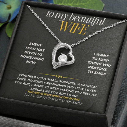 S196 - You Are The Woman I Want To Keep Surprising – Forever Love Necklace From Husband