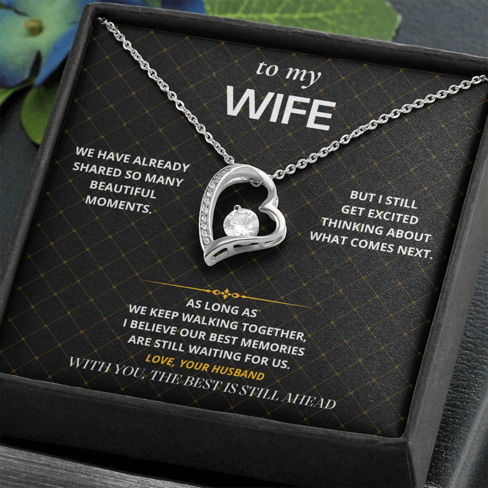 S63 - The Best Is Still Ahead – Forever Love Necklace From Husband