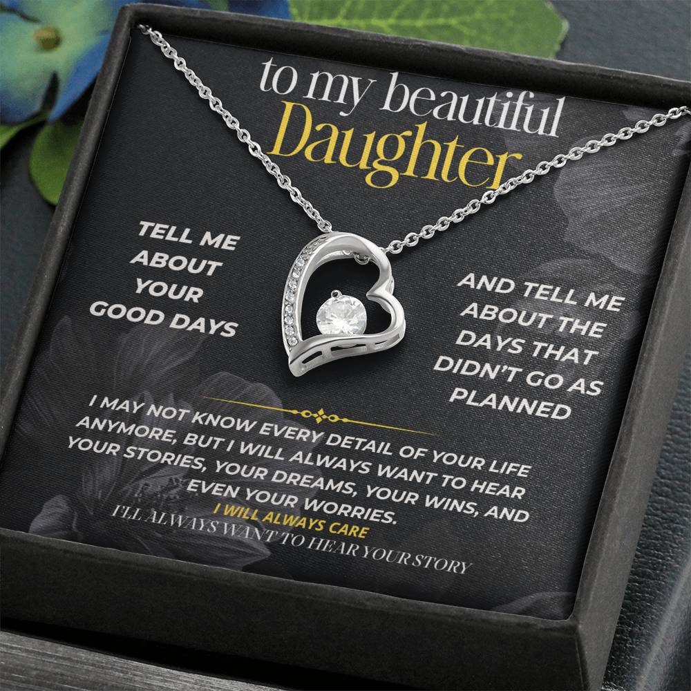 S288 - I’ll Always Want To Hear About Your Life – Forever Love Necklace From Dad