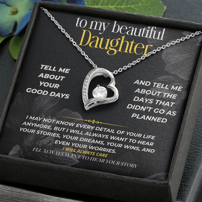 S288 - I’ll Always Want To Hear About Your Life – Forever Love Necklace From Dad