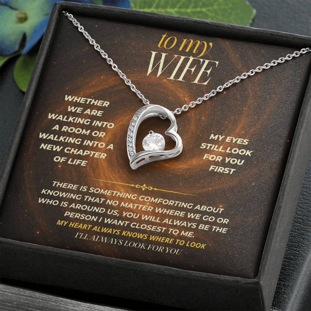 S144 - You’re Still The First Person I Look For – Forever Love Necklace From Husband