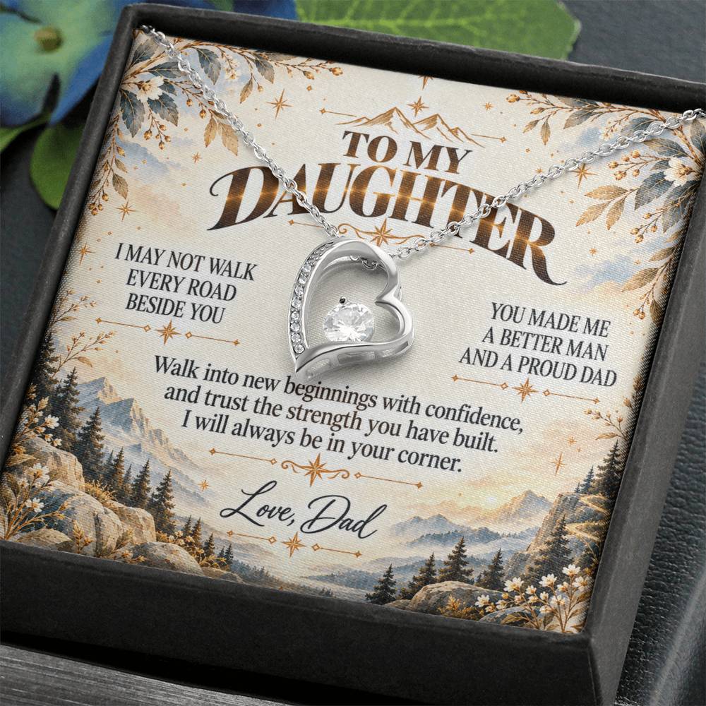 C499 - The Greatest Gift Life Gave Me Was The Chance To Love You As Your Dad - Forever Love Necklace