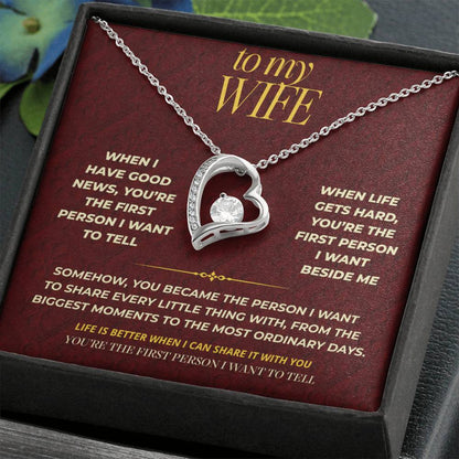 S111 - You’re The One I Want To Tell Everything To – Forever Love Necklace From Husband