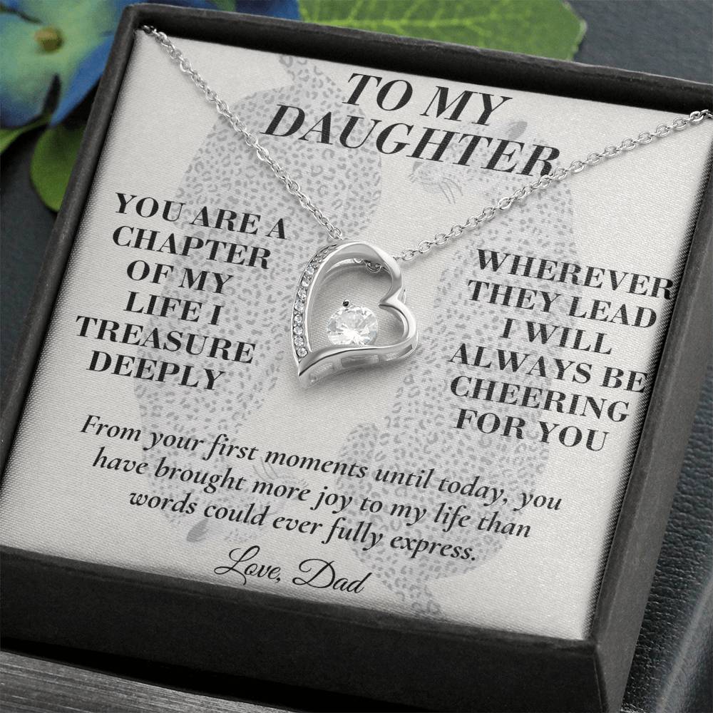 C187 - You Do Not Have To Be Perfect To Make Me Proud You Only Have To Be Yourself - Forever Love Necklace