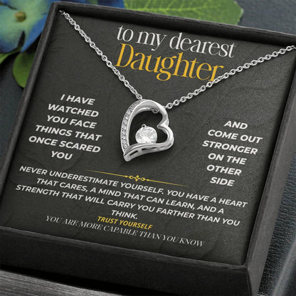 S227 - You Are More Capable Than You Know – Forever Love Necklace From Dad