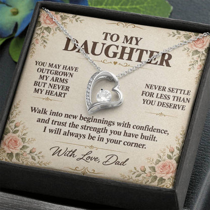 C129 - Your Life Is Yours To Create And I Will Always Be Proud Of The Woman You Become - Forever Love Necklace
