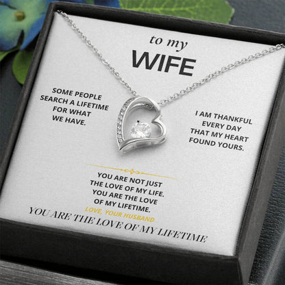 S24 - The Love Of My Lifetime – Forever Love Necklace From Husband