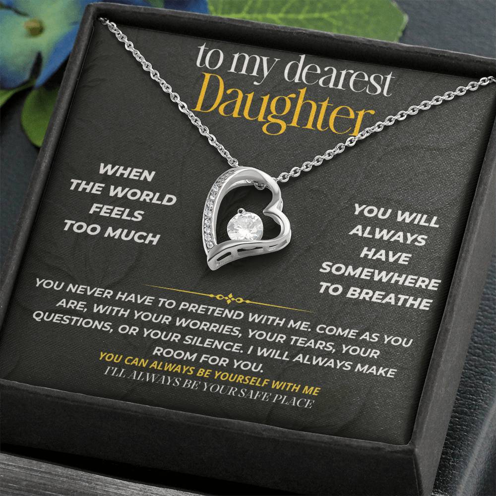 S224 - I’ll Always Be Your Safe Place – Forever Love Necklace From Dad