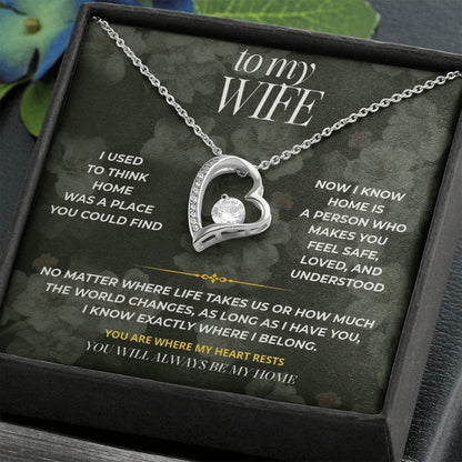 S80 - You Are My Home – Forever Love Necklace From Husband