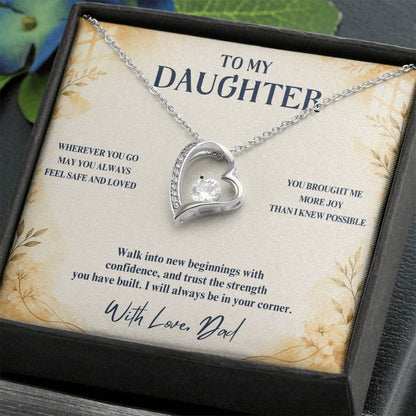 C89 - May You Always Choose The Life That Makes Your Heart Feel Free Brave And Fully Alive - Forever Love Necklace
