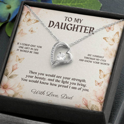 C3 - If I Could Give You One Gift It Would Be To See Yourself Through My Eyes - Forever Love Necklace