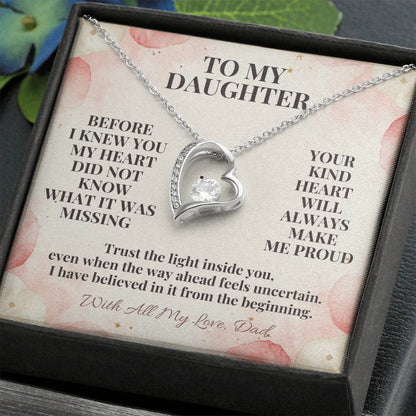 C125 - You Are A Dream I Never Knew My Heart Was Waiting To Love So Deeply - Forever Love Necklace