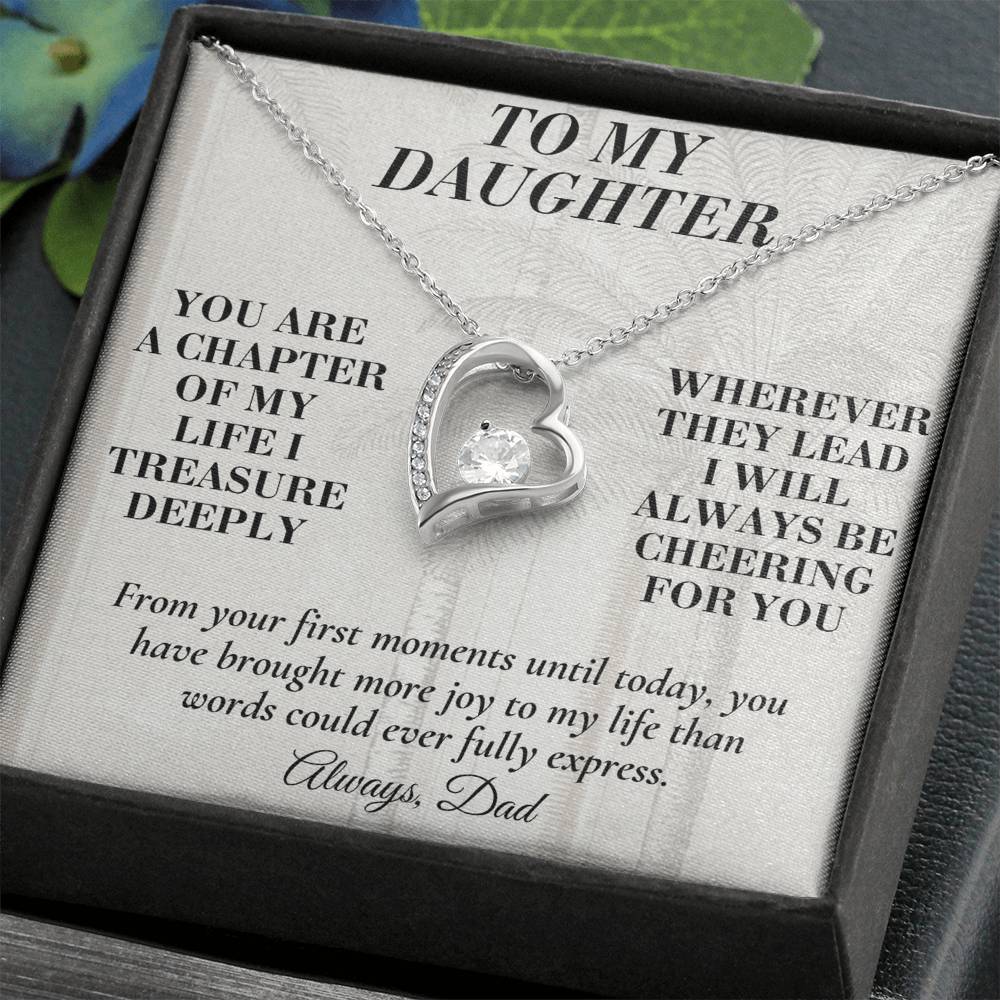 C162 - You Are The Beautiful Chapter Of My Life I Will Always Read With Pride - Forever Love Necklace