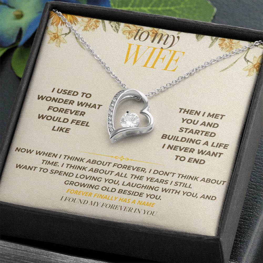 S122 - I Found My Forever In You – Forever Love Necklace From Husband