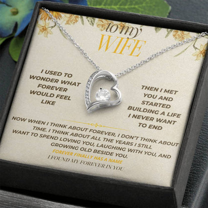 S122 - I Found My Forever In You – Forever Love Necklace From Husband