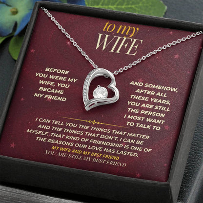S174 - You Are Still My Best Friend – Forever Love Necklace From Husband