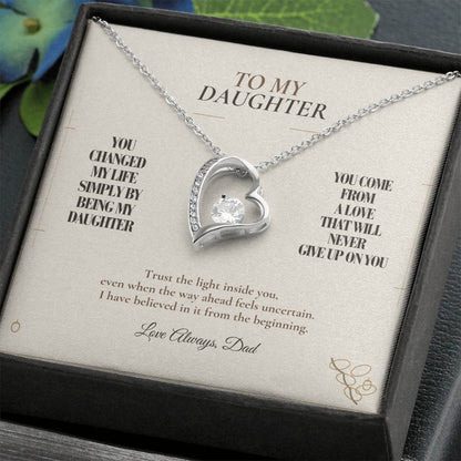 C120 - You Made Me A Better Man Simply By Giving Me The Honor Of Being Your Dad - Forever Love Necklace