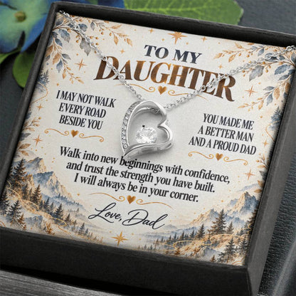 C299 - The Greatest Gift Life Gave Me Was The Chance To Love You As Your Dad - Forever Love Necklace