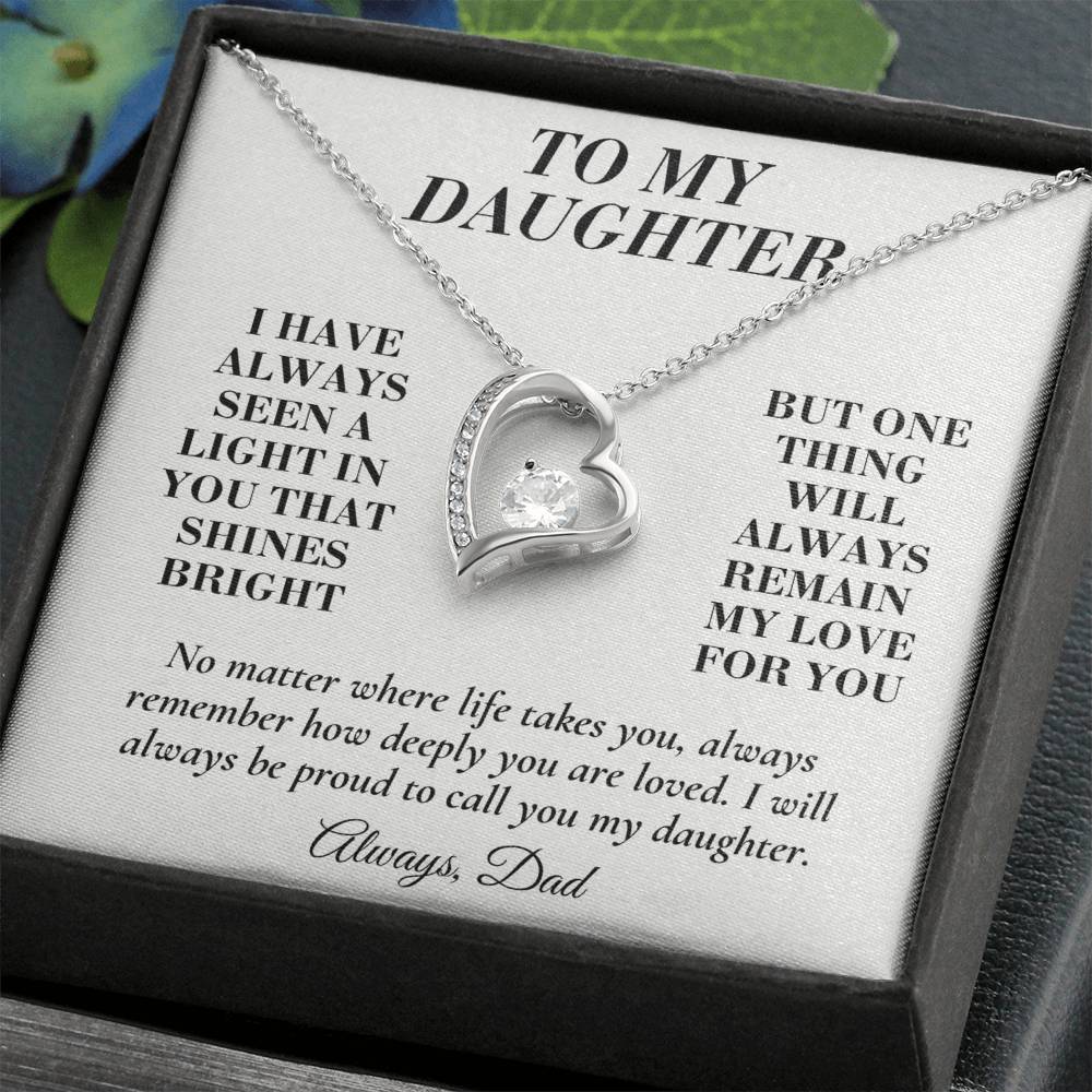 C146 - When Life Asks You To Be Strong Remember You Have Always Been Stronger Than You Know - Forever Love Necklace