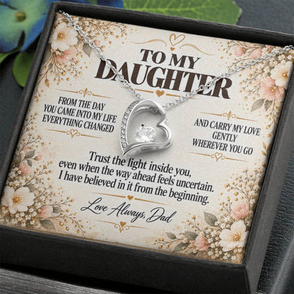 C240 - If You Ever Forget How Special You Are Remember Dad Has Never Forgotten For A Single Day - Forever Love Necklace