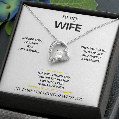 S17 - Forever Started With You – Forever Love Necklace From Husband