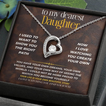 S259 - I Love Watching You Find Your Own Way – Forever Love Necklace From Dad