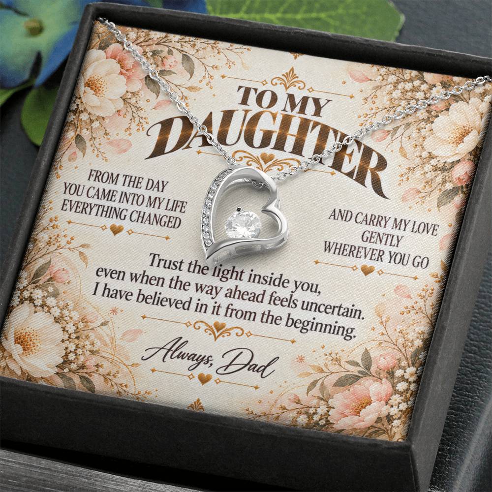 C490 - If You Ever Forget How Special You Are Remember Dad Has Never Forgotten For A Single Day - Forever Love Necklace