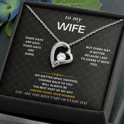S44 - The Best Part Of Every Day – Forever Love Necklace From Husband