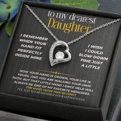 S265 - I’ll Always Remember Holding Your Little Hand – Forever Love Necklace From Dad