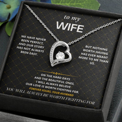 S38 - Always Worth Fighting For – Forever Love Necklace From Husband