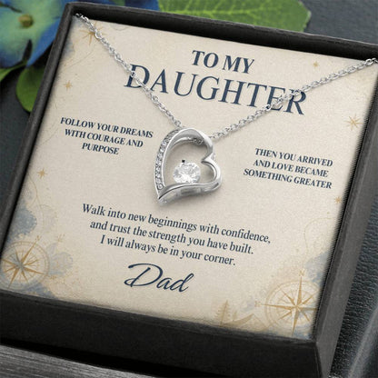 C84 - When You Feel Lost Remember The Love That Raised You Will Always Help Guide You Home - Forever Love Necklace