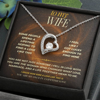 S146 - You Are My Once In A Lifetime Love – Forever Love Necklace From Husband