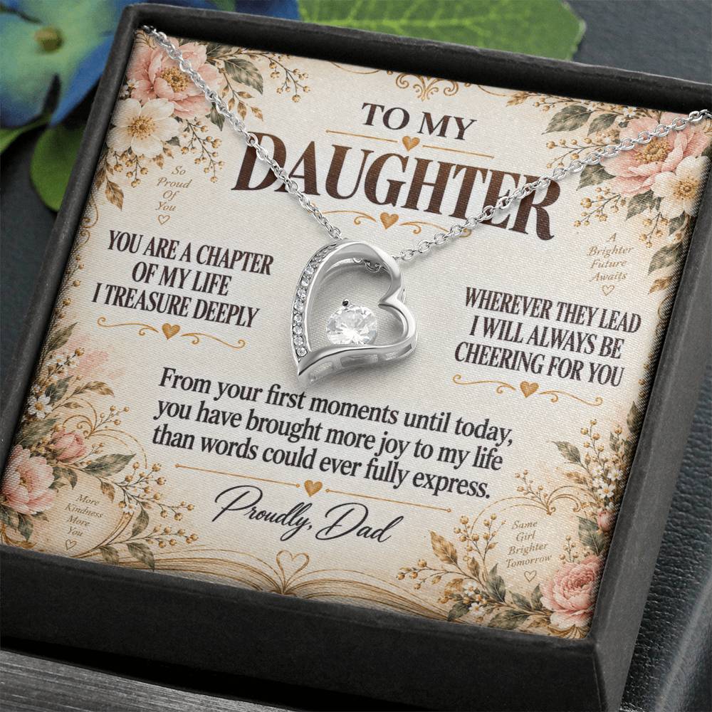 C262 - You Are The Beautiful Chapter Of My Life I Will Always Read With Pride - Forever Love Necklace