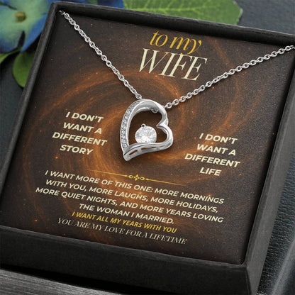 S148 - You Are The Love I Want For The Rest Of My Life – Forever Love Necklace From Husband
