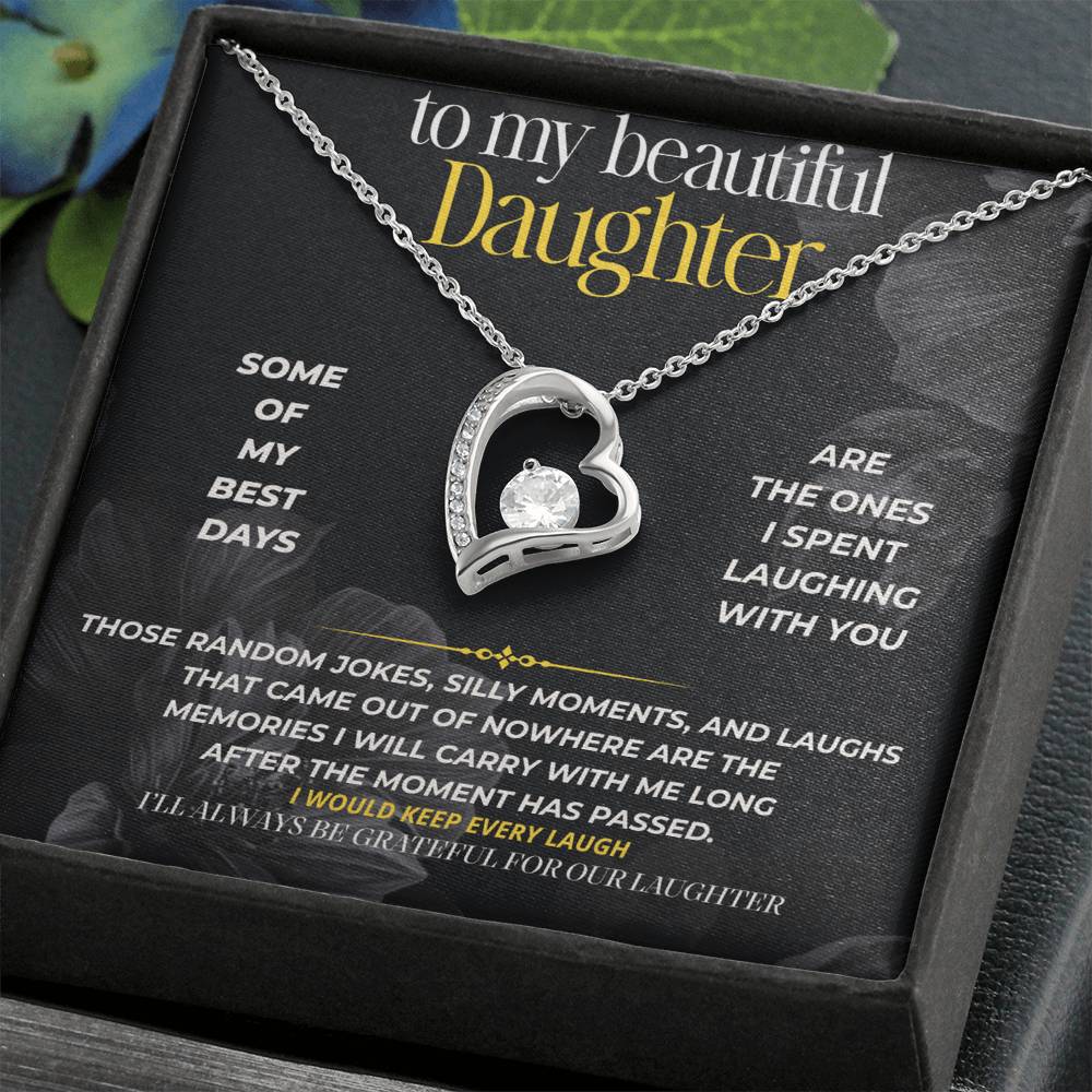 S286 - I’ll Always Be Grateful For Every Laugh We Shared – Forever Love Necklace From Dad