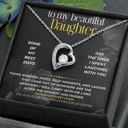 S286 - I’ll Always Be Grateful For Every Laugh We Shared – Forever Love Necklace From Dad