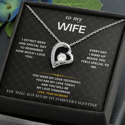 S33 - My Forever Valentine – Forever Love Necklace From Husband