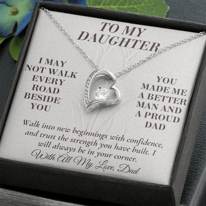 C149 - The Greatest Gift Life Gave Me Was The Chance To Love You As Your Dad - Forever Love Necklace