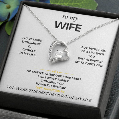 S21 - The Best Decision Of My Life – Forever Love Necklace From Husband