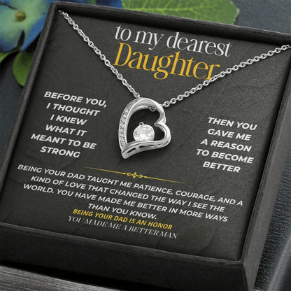 S209 - You Made Me A Better Man – Forever Love Necklace From Dad