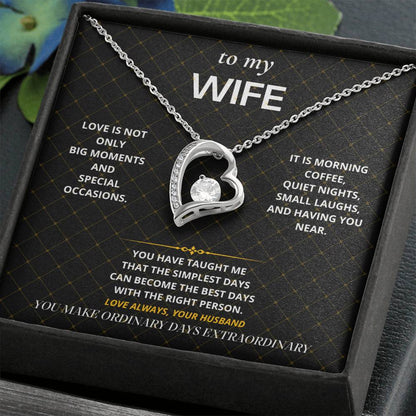 S52 - You Make Ordinary Days Special – Forever Love Necklace From Husband