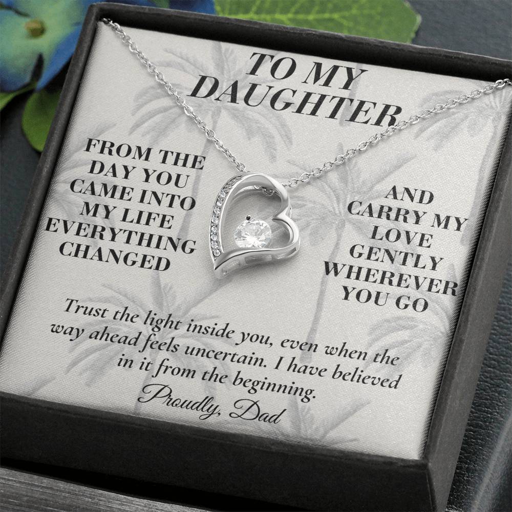 C190 - If You Ever Forget How Special You Are Remember Dad Has Never Forgotten For A Single Day - Forever Love Necklace