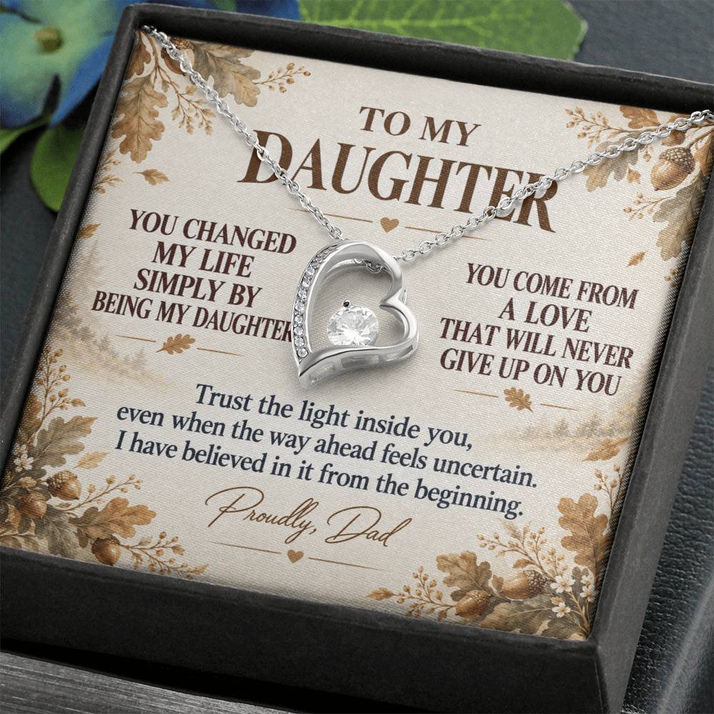 C270 - You Made Me A Better Man Simply By Giving Me The Honor Of Being Your Dad - Forever Love Necklace