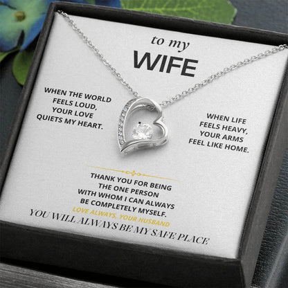 S22 - My Safe Place – Forever Love Necklace From Husband